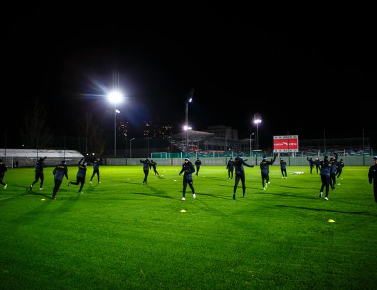 Training in Cherkizovo