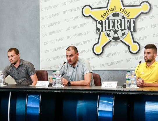 Conferencia de prensa en visperas  del partido con el FC "Qarabag"