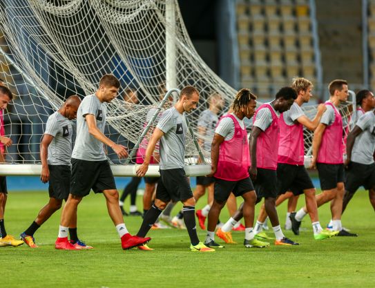 Training Session Before the Match with KF Shkëndija
